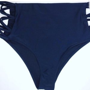 High Waist Black Bikini Bottom